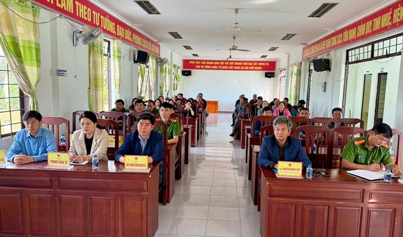 Tuyên truyền kiến thức pháp luật, tập huấn kỹ năng phòng cháy, chữa cháy và cứu nạn cứu hộ trên địa bàn xã Hiệp Thạnh